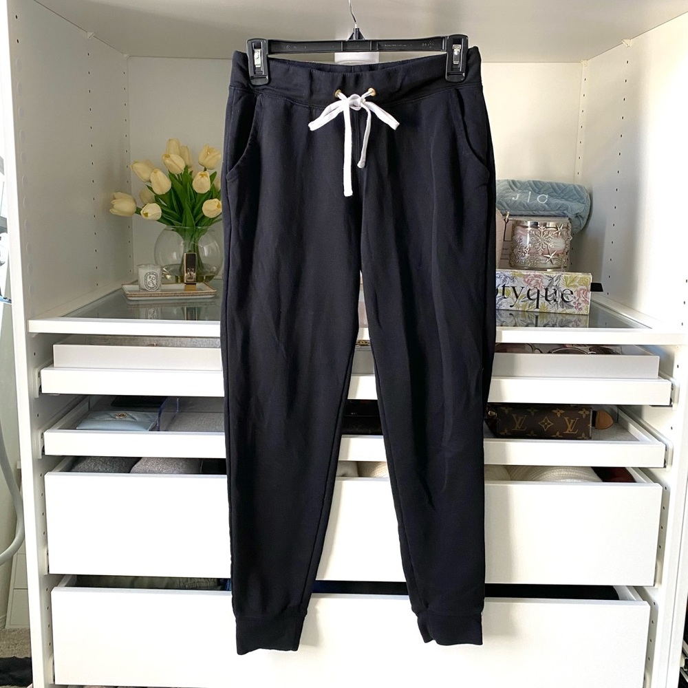 Old Navy Black Skinny Ankle Joggers with Pockets